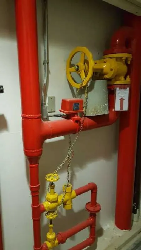 Sistema contra incêndio sprinkler